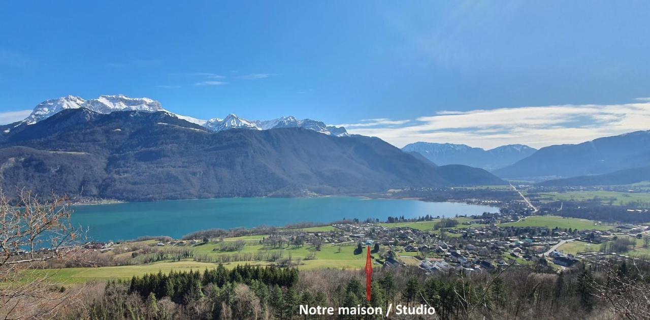 Studio A La Campagne Au Bout Du Lac D'Annecy Doussard Eksteriør billede
